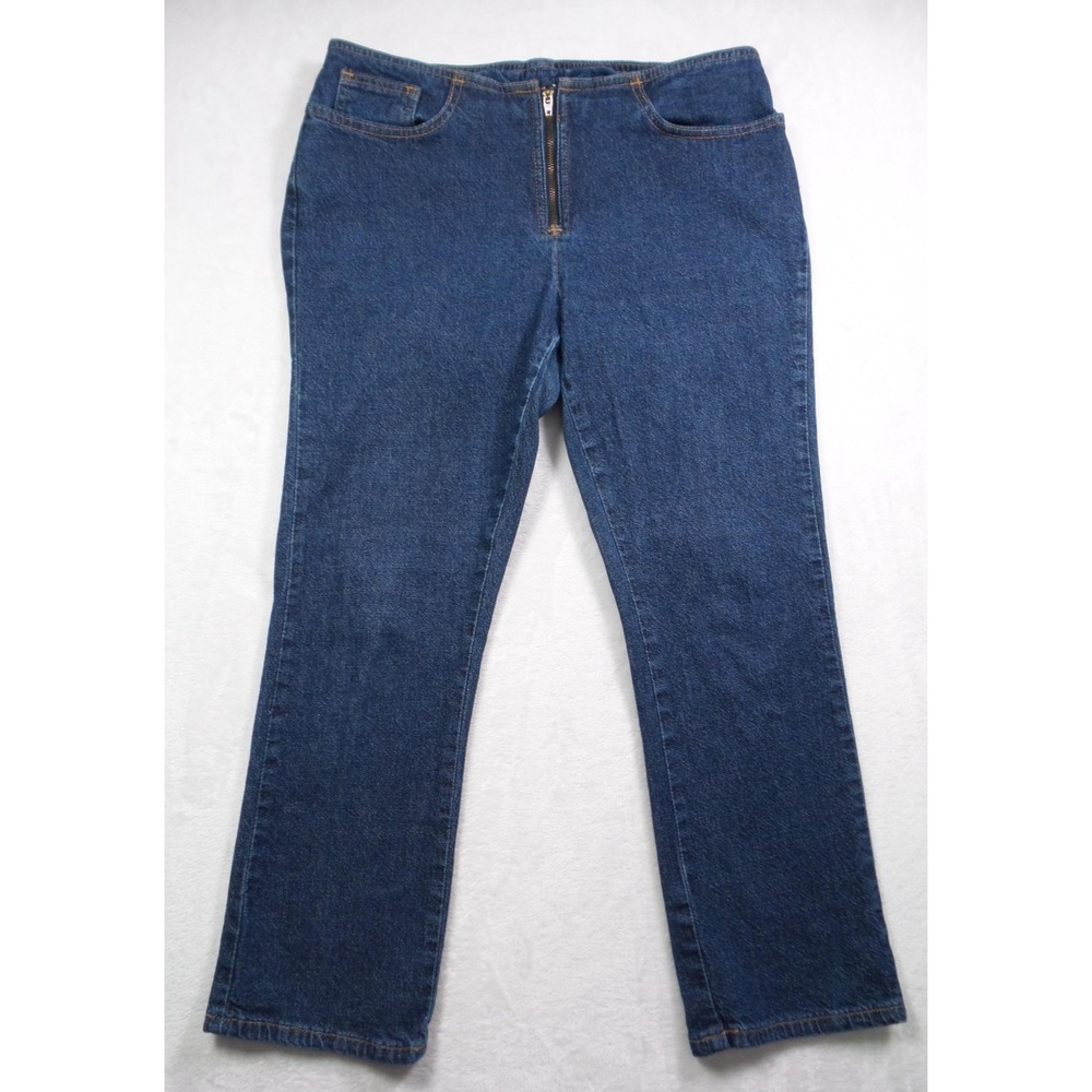 Vintage Old Navy‎ Jeans Womens 6 Blue Stretch Straight Leg Zip Fly Classic Y2K